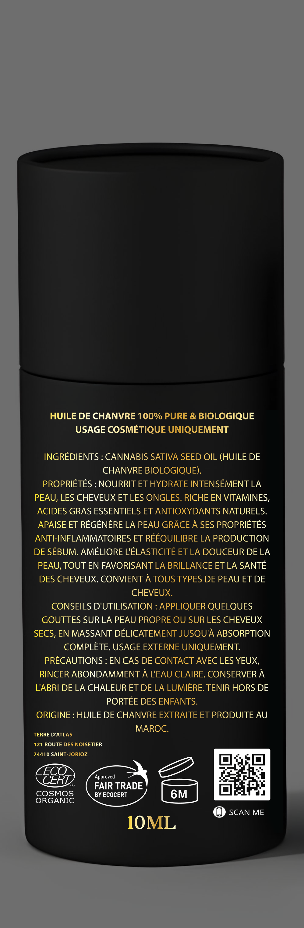 Huile de Chanvre – Image 2