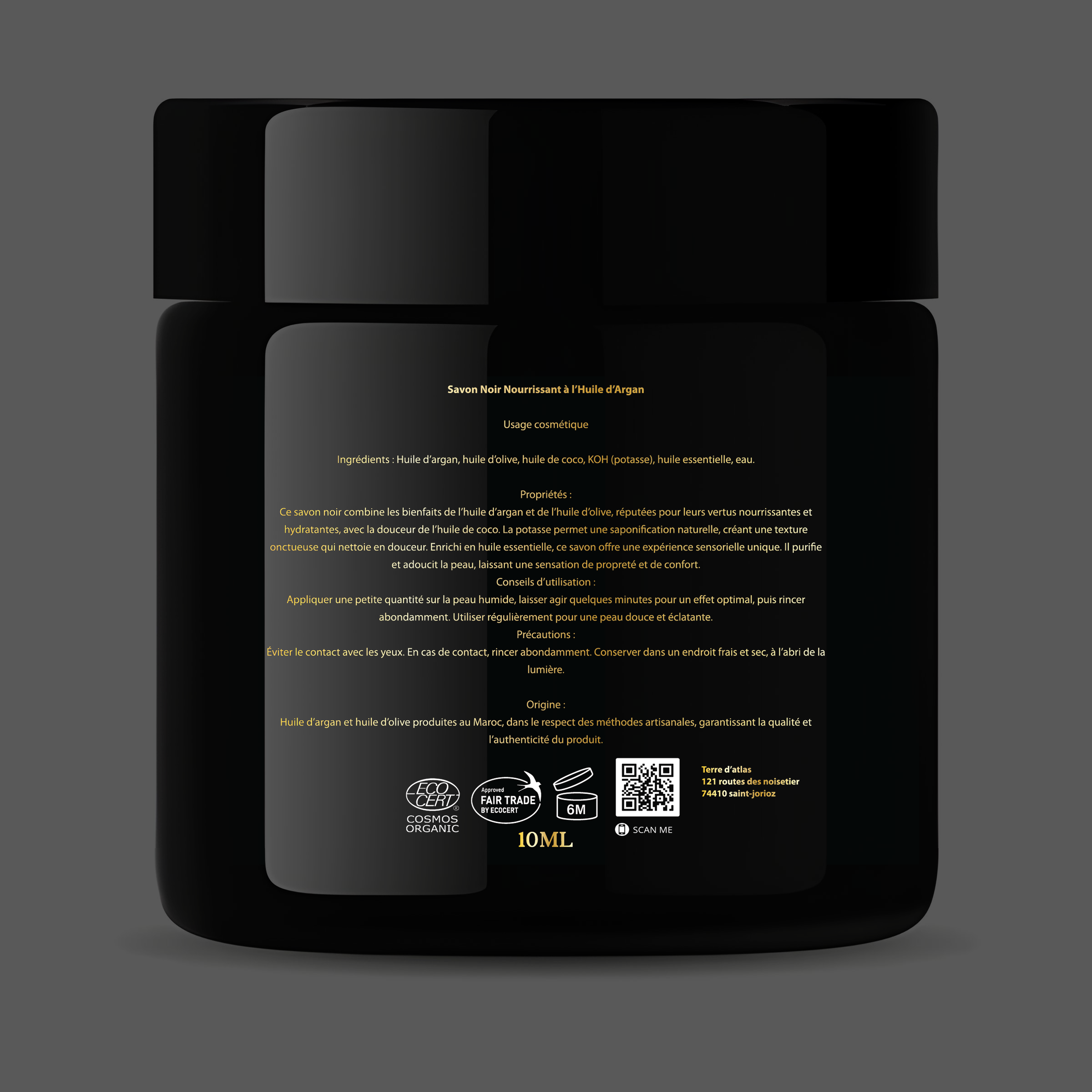 Savon Noir à l’Argan – Image 2